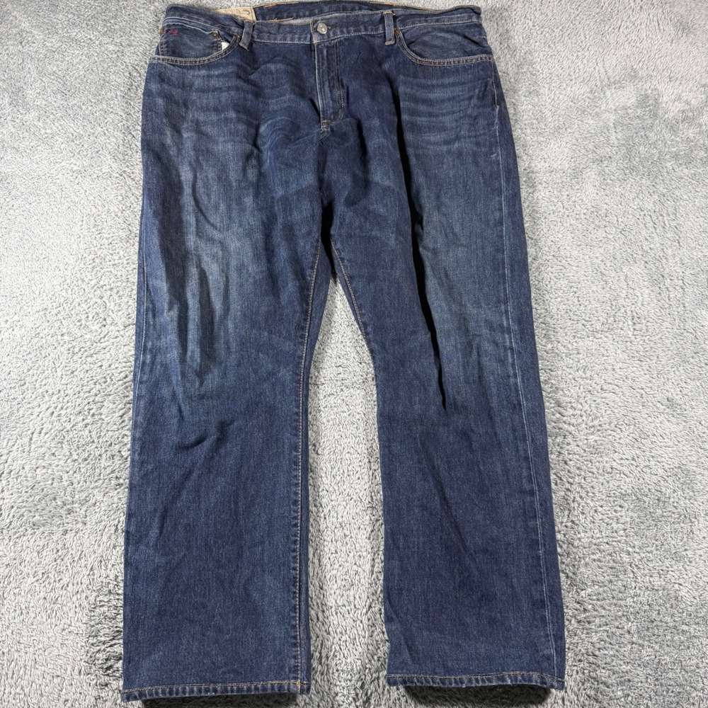 Polo Ralph Lauren Jeans Mens 42x32 (42x30) Blue Hampton Straight Stretch